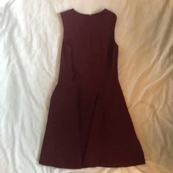 Theory burgundy fit and flare dress.  Great condition.  Perfect for the office. - Picture 2 of 4